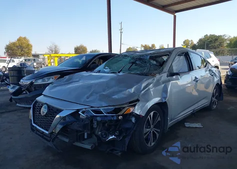 2021 Nissan Sentra Sv Xtronic Cvt z USA, uszkodzony, nr VIN 3N1AB8CV0MY279663